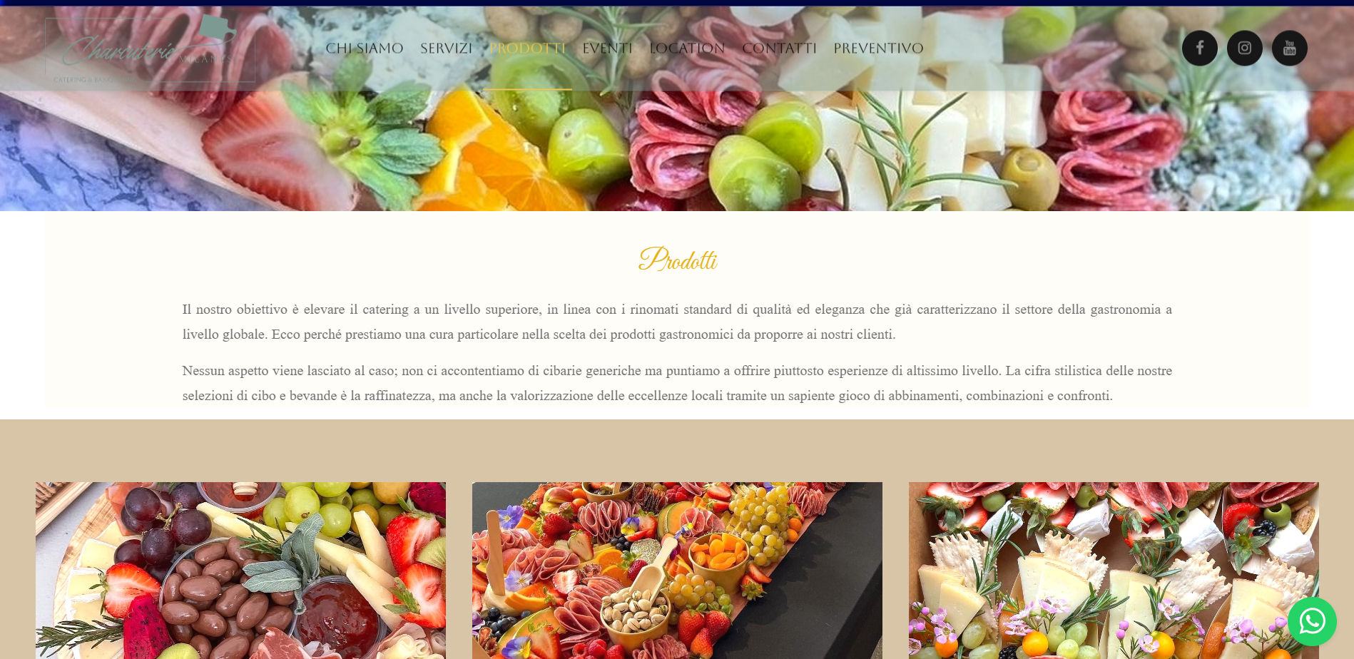 Web Design - Charcuterie Milanese